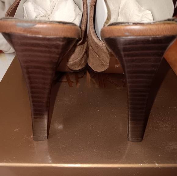 Paprika Pointed Toe Patchwork Mules~Women's Size 8 - Picture 6 of 6